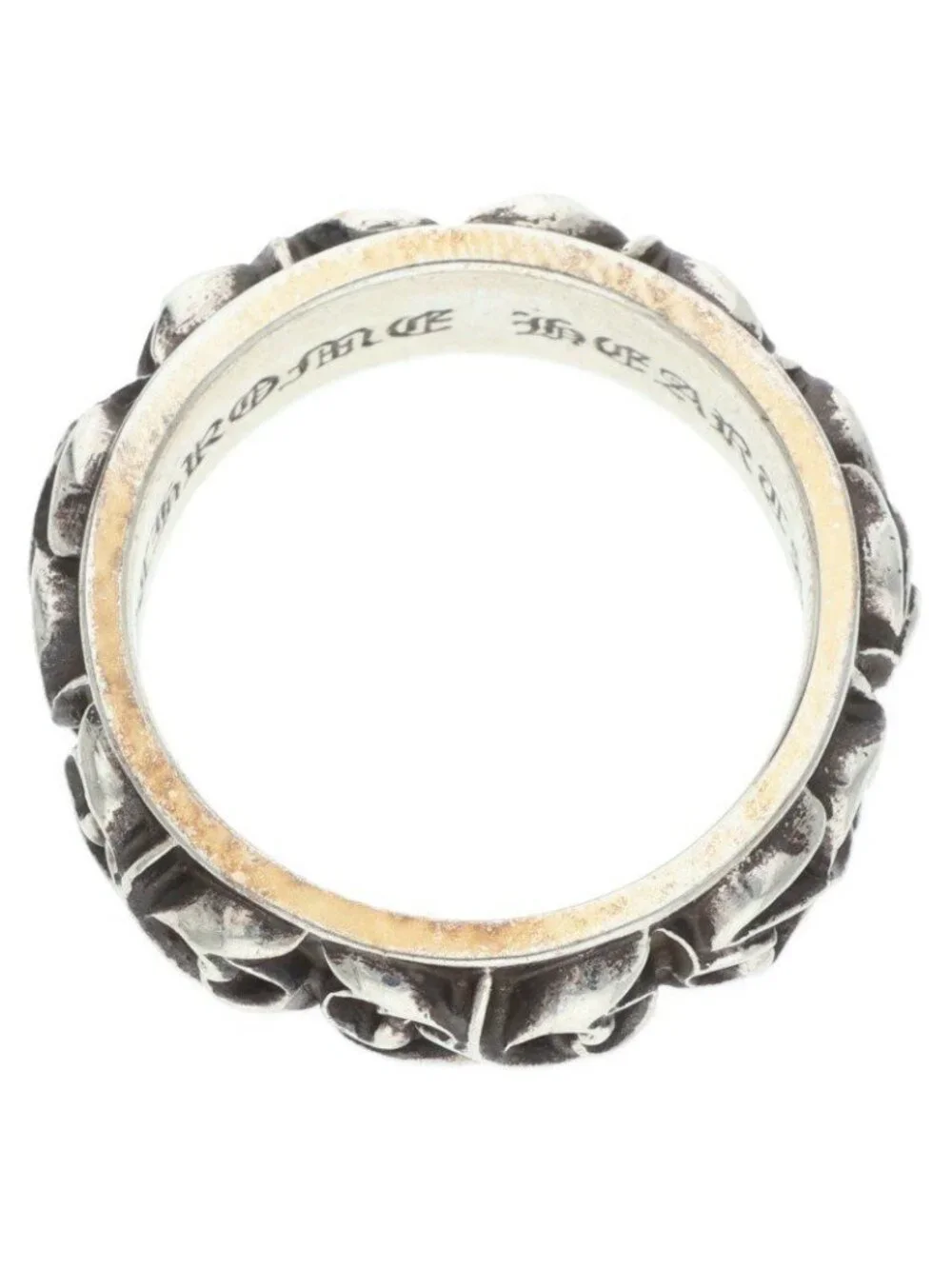 Chrome Hearts Etrnity Vine Band Eternity Silver Ring